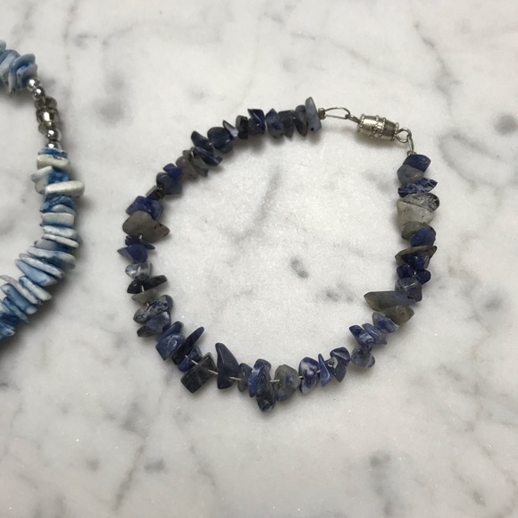 Stone Crystal Bracelet Ankle Bracelet Bundle - Picture 4 of 6